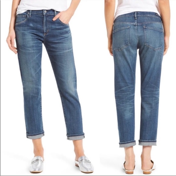 • Citizens of Humanity • Emerson Slim Boyfriend Jeans Crusade